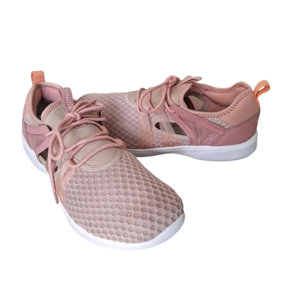 Vionic Women's Adore Dusty Pink Mesh Leather Acitve Sneakers Shoes Size 9